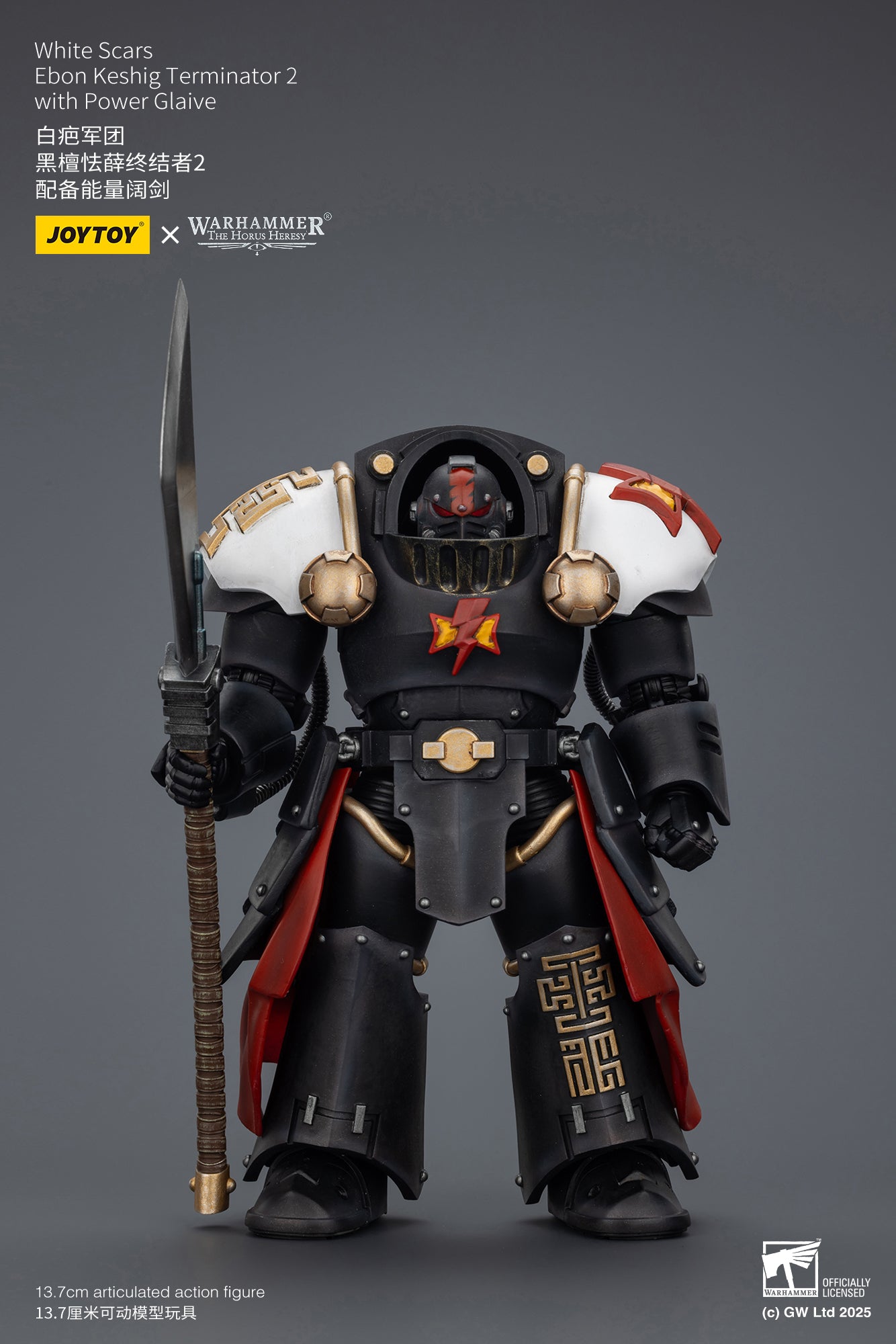 Joytoy: White Scars Ebon Keshig Terminator 2 with Power Glaive