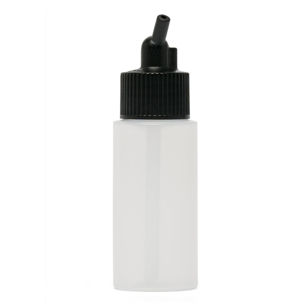 Iwata A4701 Big Mouth Airbrush Bottle 1 oz / 30 ml Cylinder With 20 mm Adaptor Cap