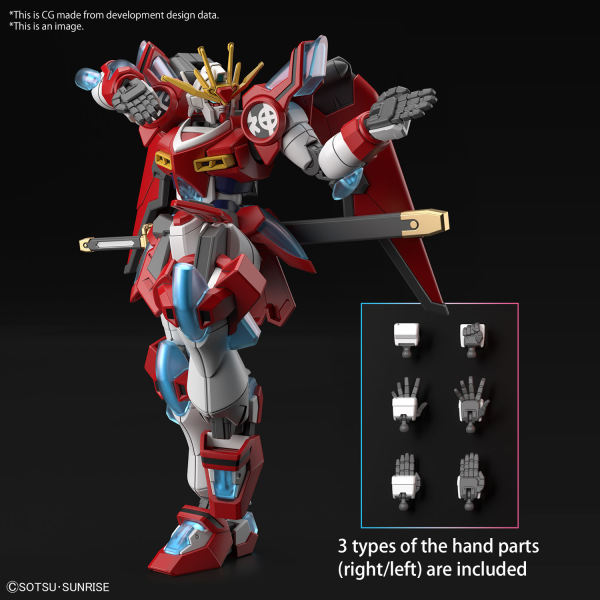 HGGBM Shin Burning Gundam (Gundam Build Metaverse)