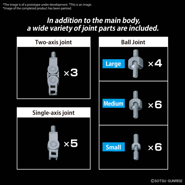 HG Option Parts Set Gunpla 08 (Bolden Arm Arms)