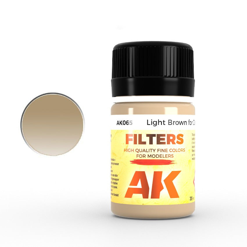 AK: 065 Light Brown for Desert Yellow (Afrika Korps Filter)