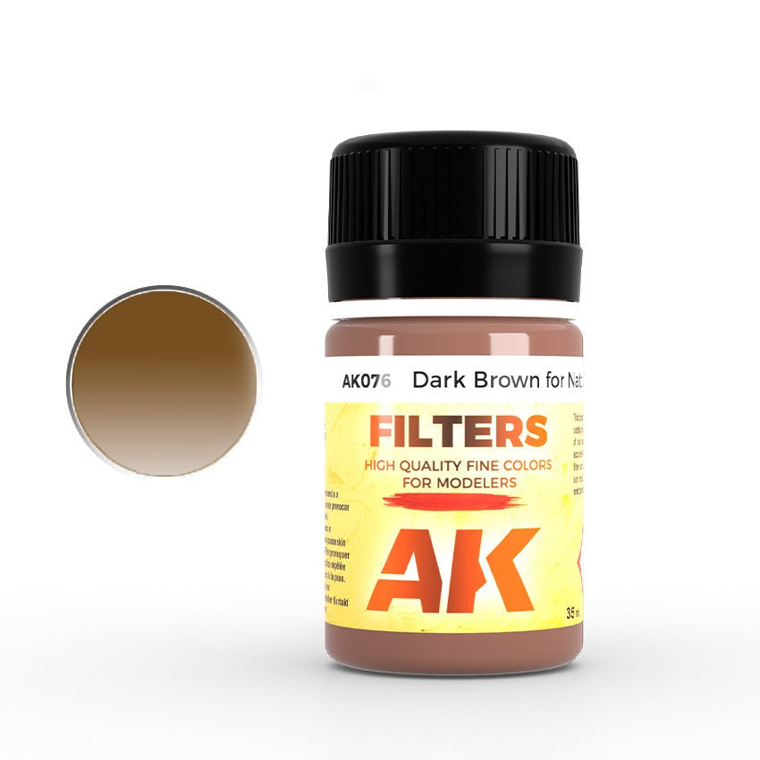 AK: 076 Dark Brown Filter for NATO and Green