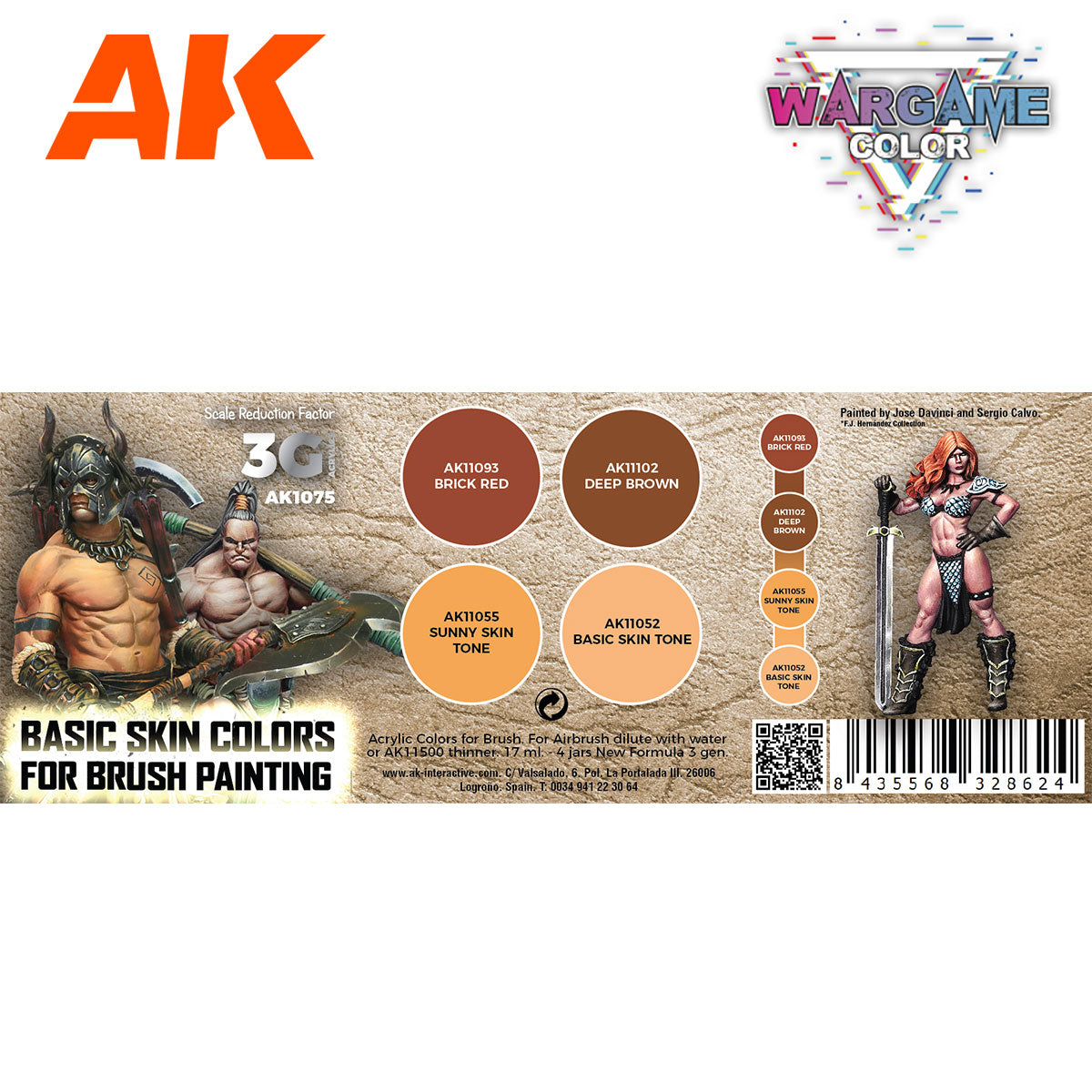 AK Wargame & Fantasy Paint Sets