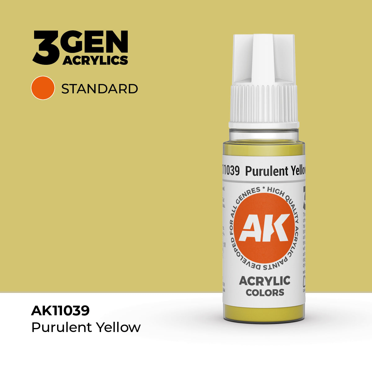 AK Interactive 3rd Generation Acrylics #11001-11100