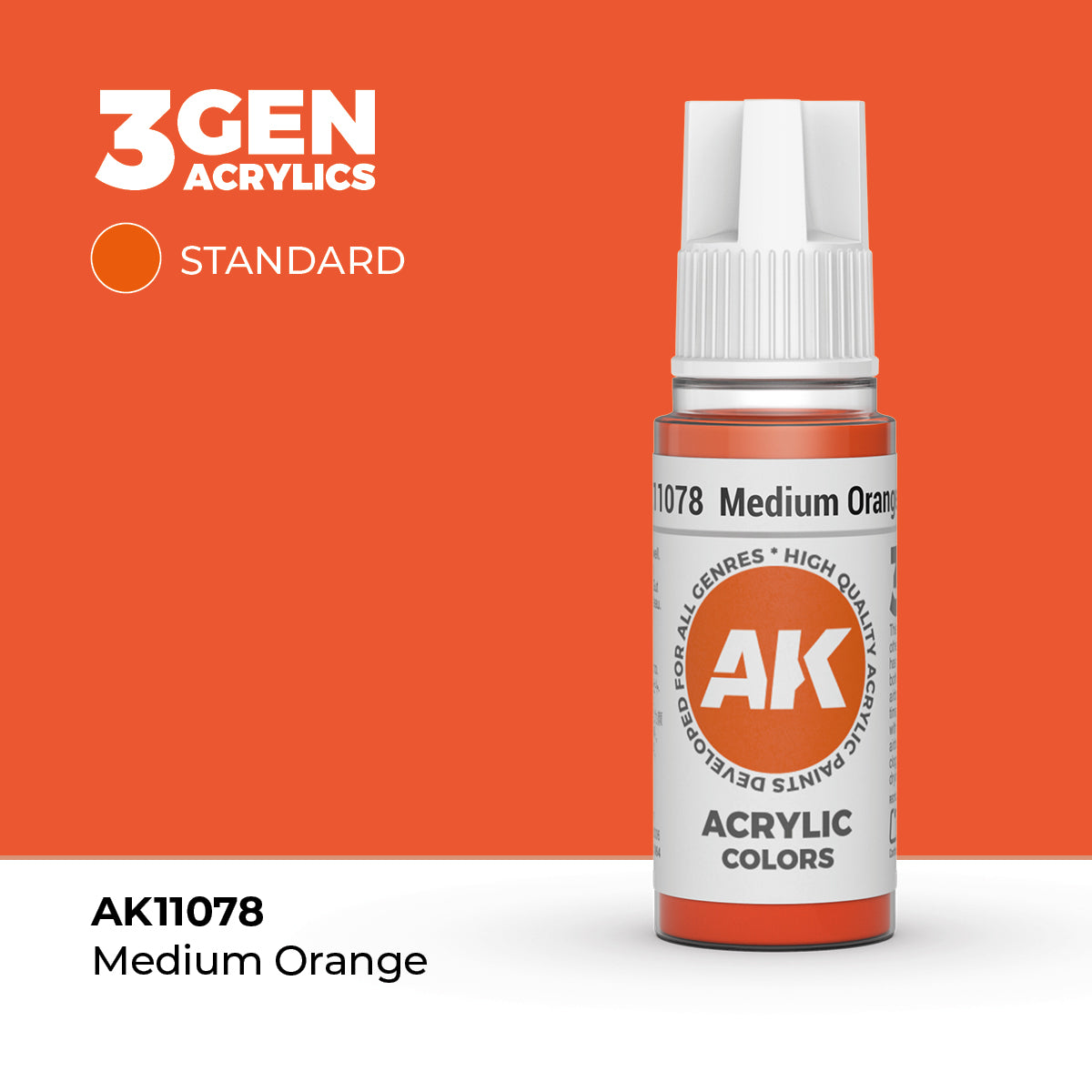 AK Interactive 3rd Generation Acrylics #11001-11100