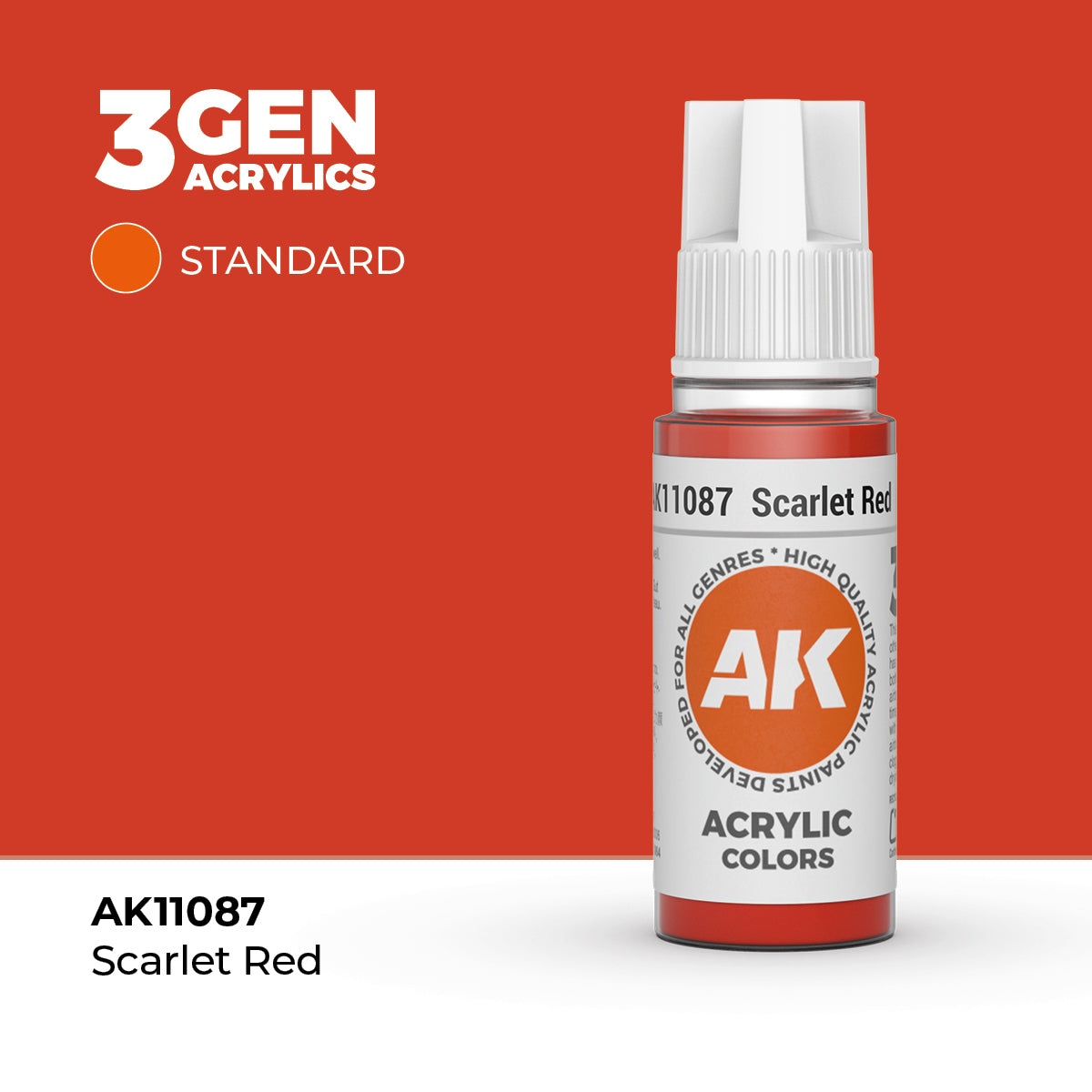 AK Interactive 3rd Generation Acrylics #11001-11100