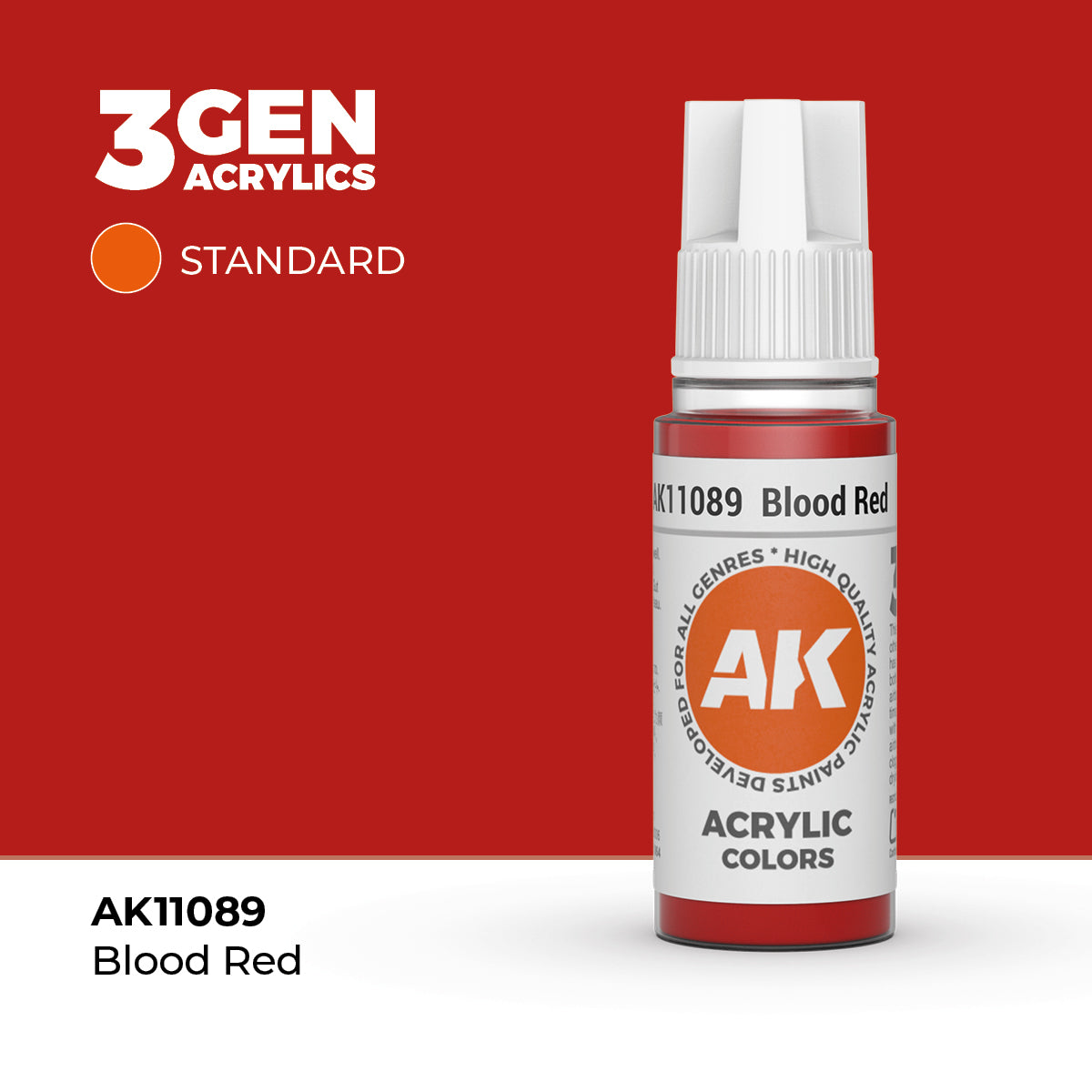 AK Interactive 3rd Generation Acrylics #11001-11100