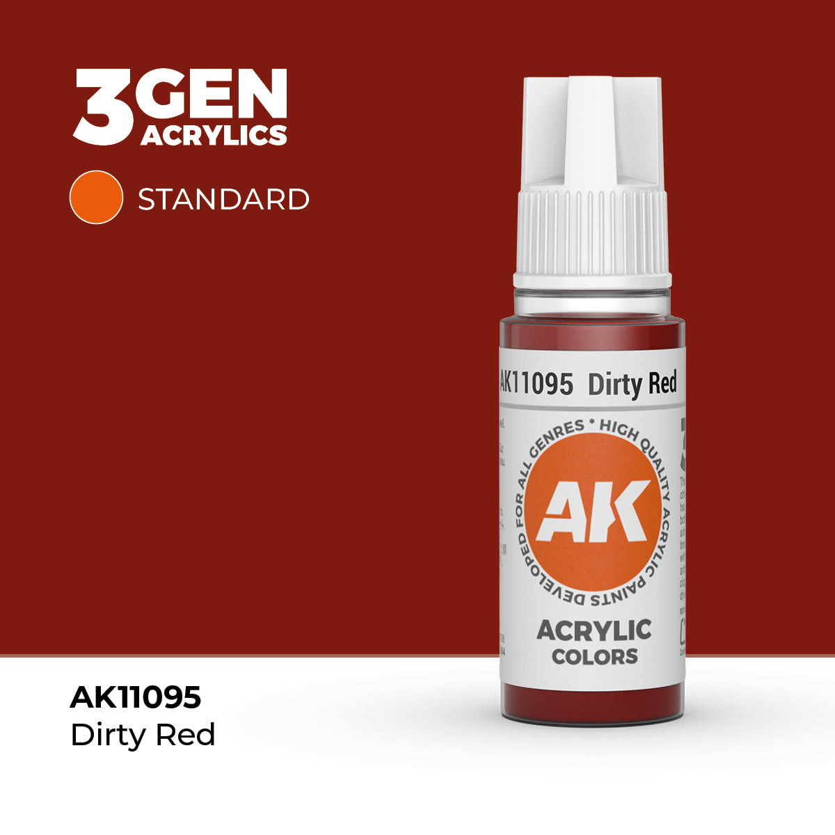 AK Interactive 3rd Generation Acrylics #11001-11100