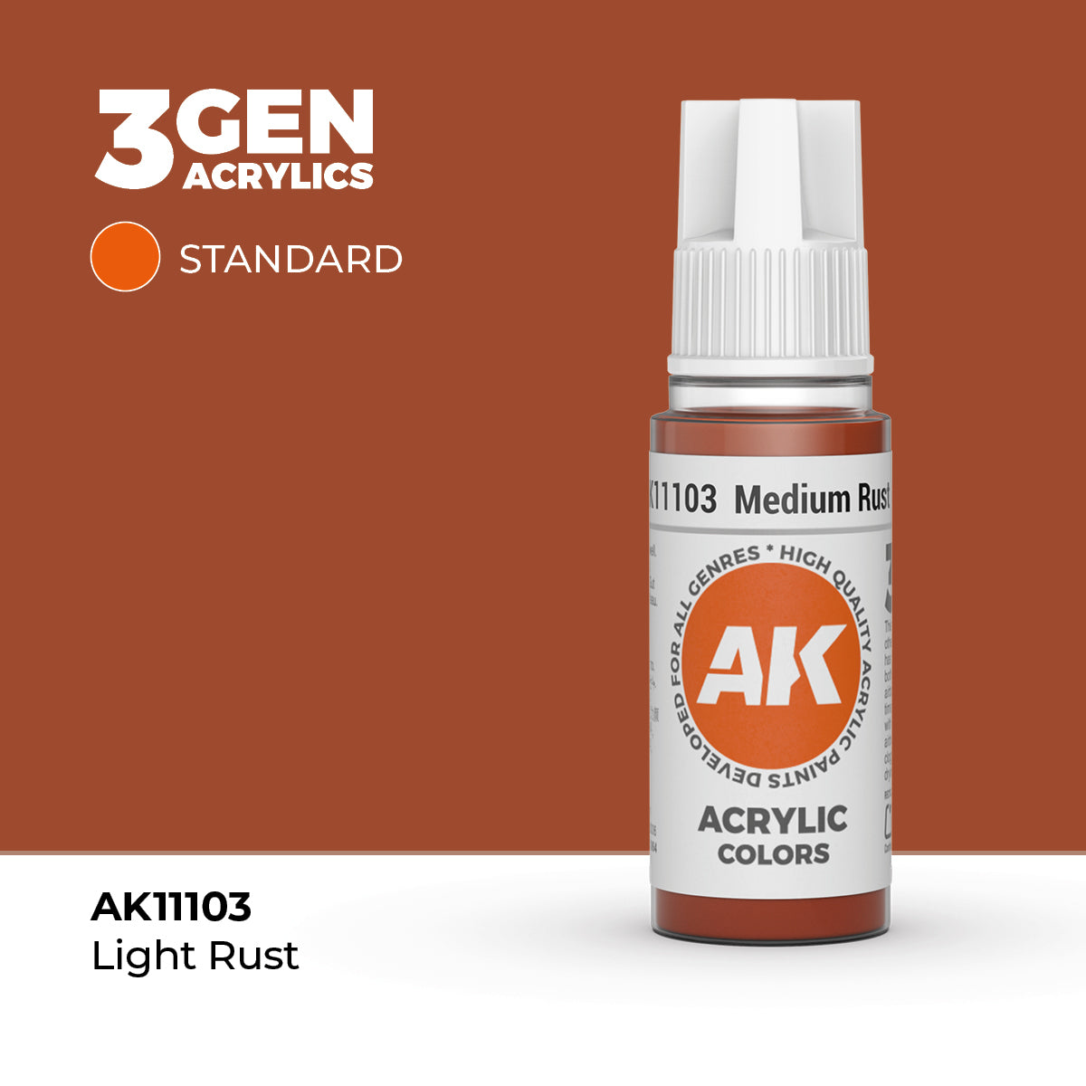 AK Interactive 3rd Generation Acrylics #11101-12000