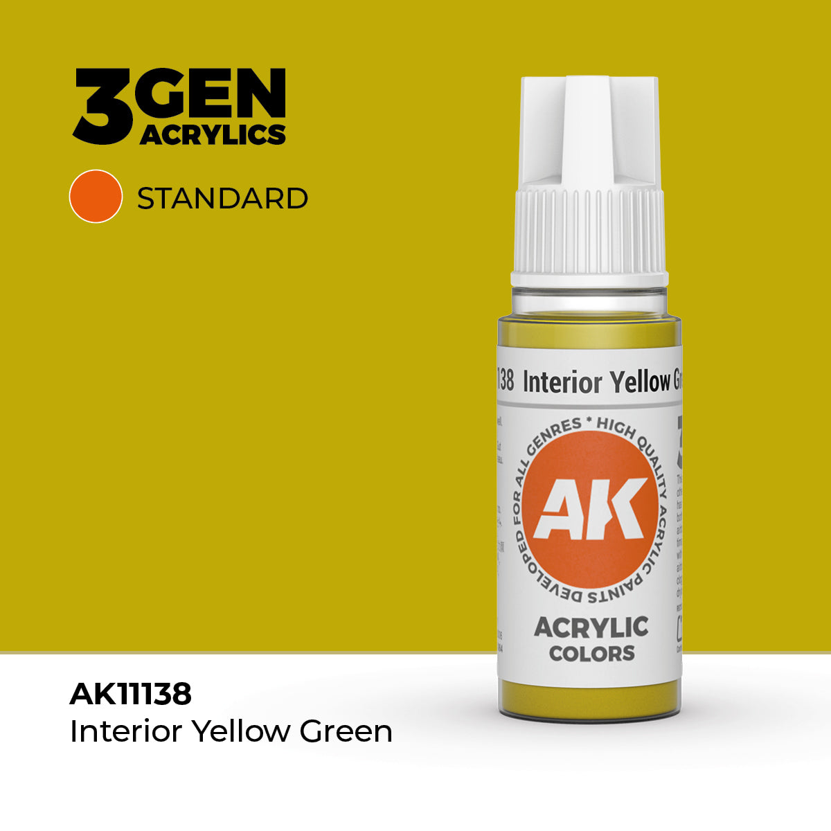 AK Interactive 3rd Generation Acrylics #11101-12000