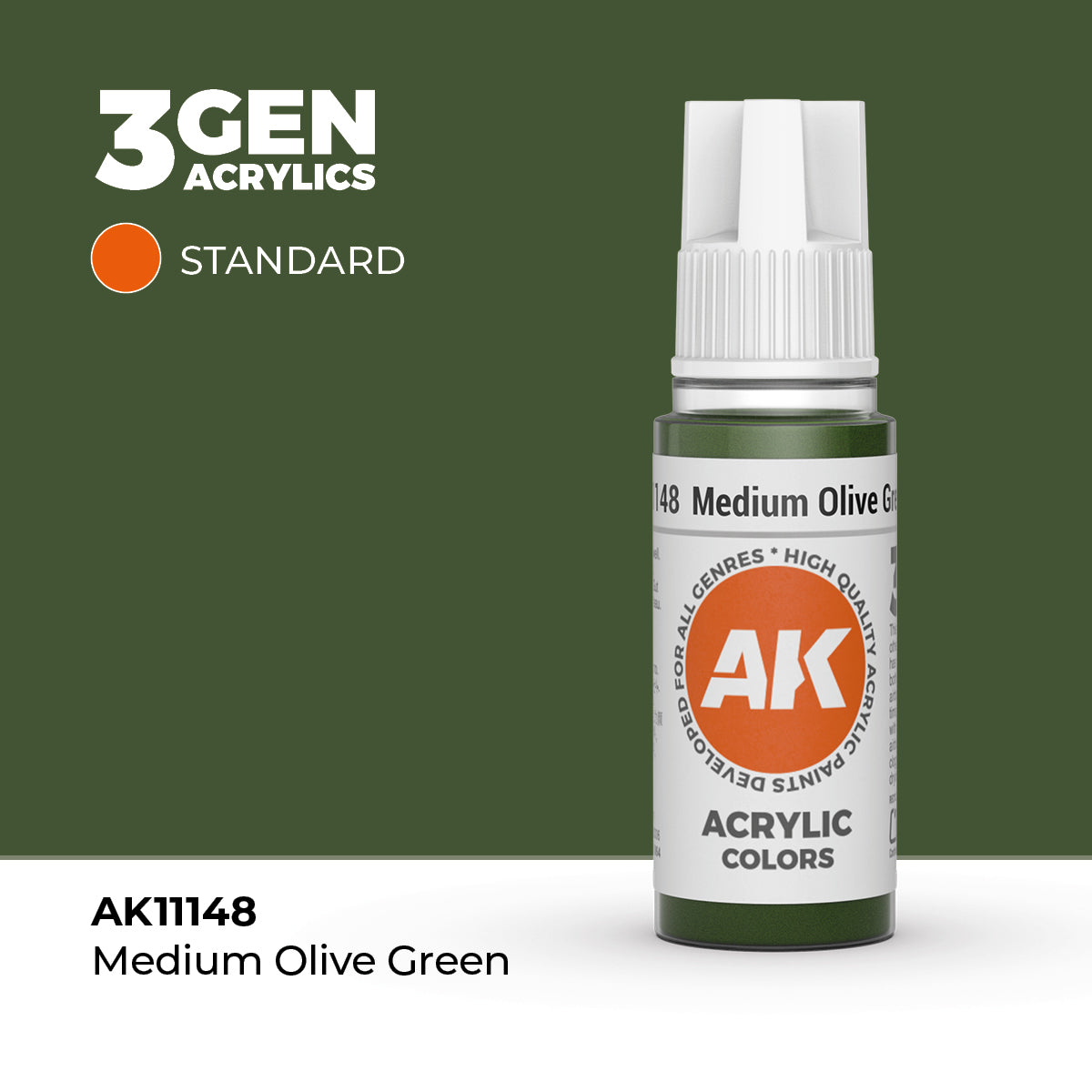 AK Interactive 3rd Generation Acrylics #11101-12000