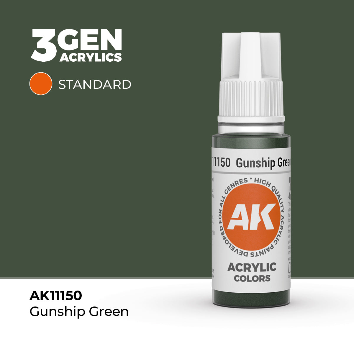 AK Interactive 3rd Generation Acrylics #11101-12000
