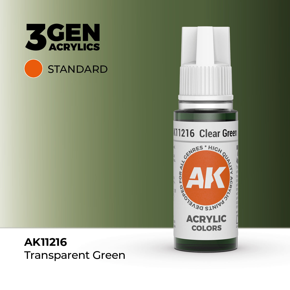 AK Interactive 3rd Generation Acrylics #11201-11230