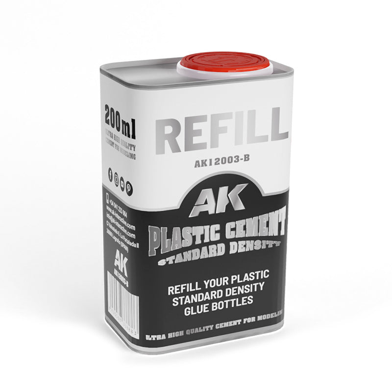 AK Interactive Plastic Cement Refill (200ml)