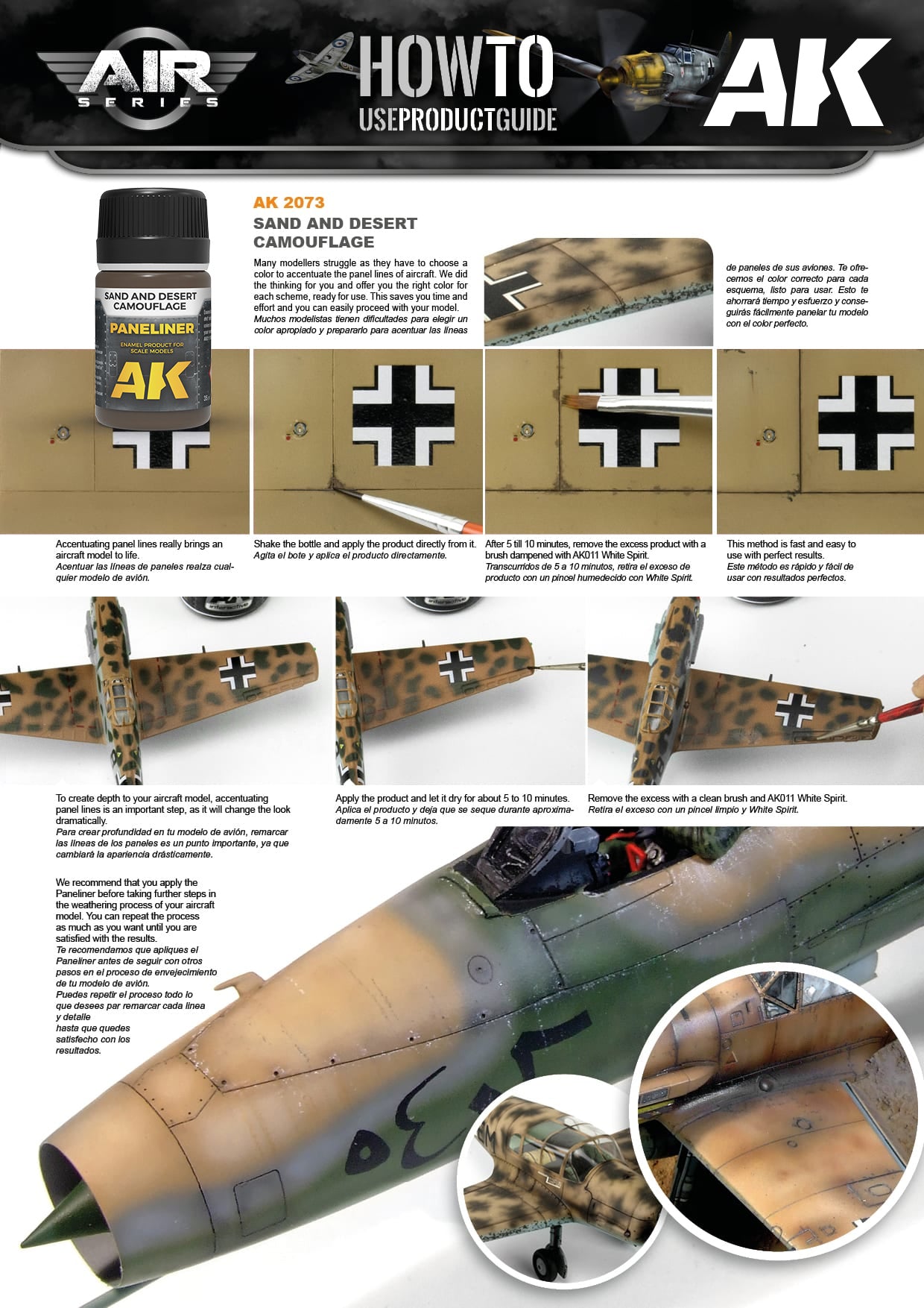 AK: 2073 Paneliners for Sand & Desert Camouflage