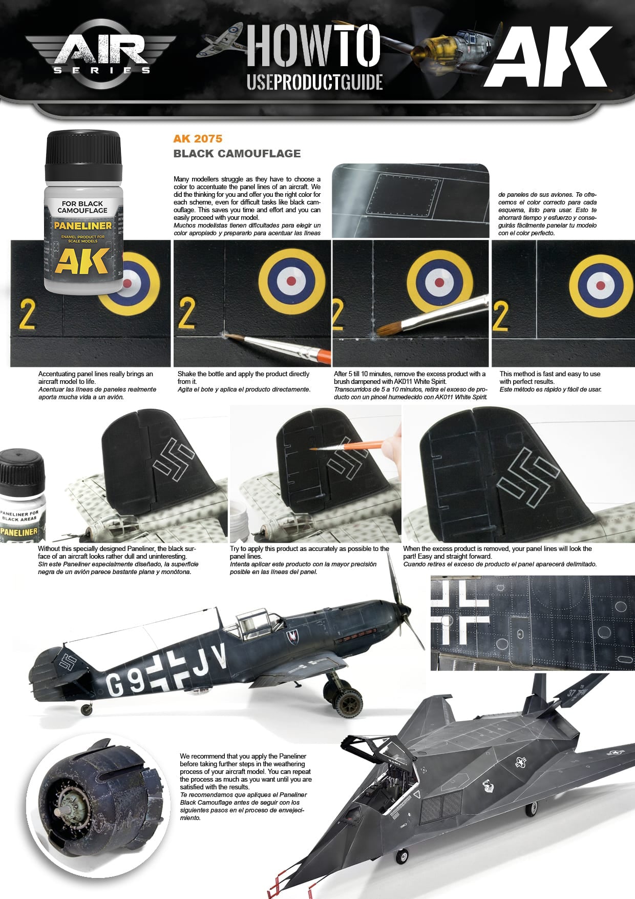 AK: 2075 Paneliners for Black Camouflage