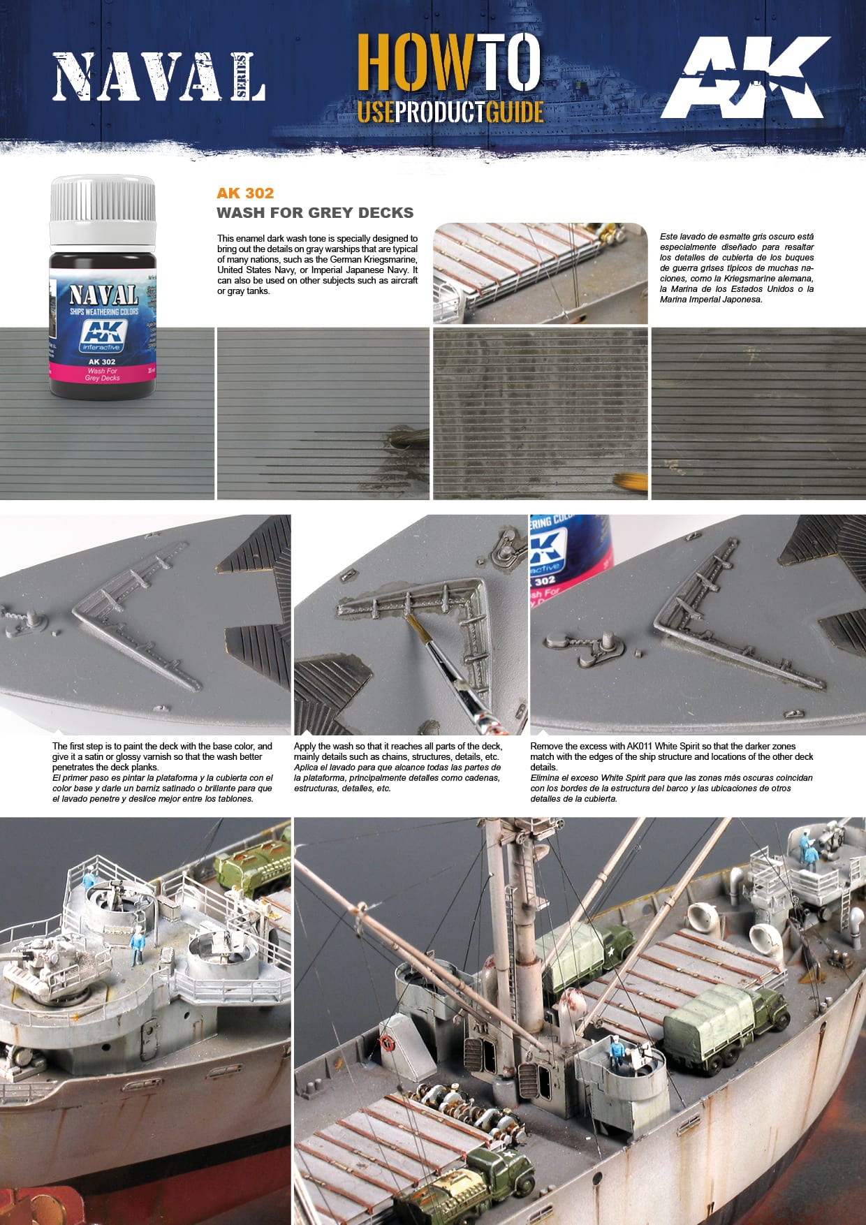 AK: 302 Wash for Grey Deck