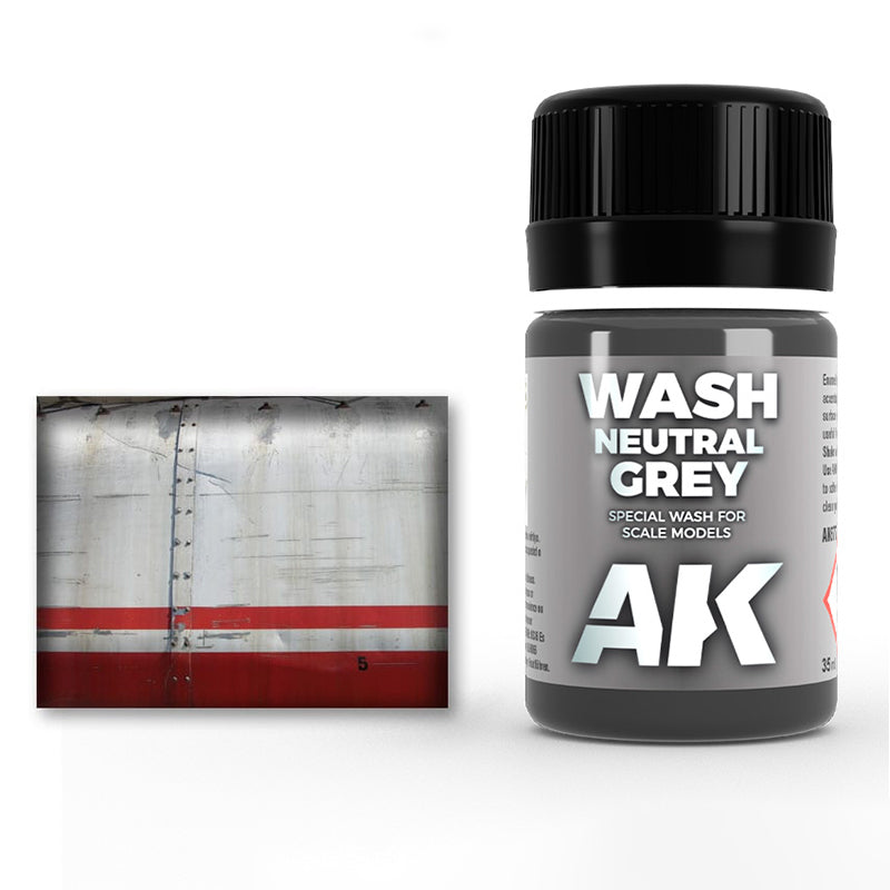 AK: 677 Neutral Grey Wash for White & Black