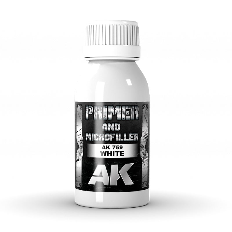 AK: Primers & Microfillers (Black, Gray, White)