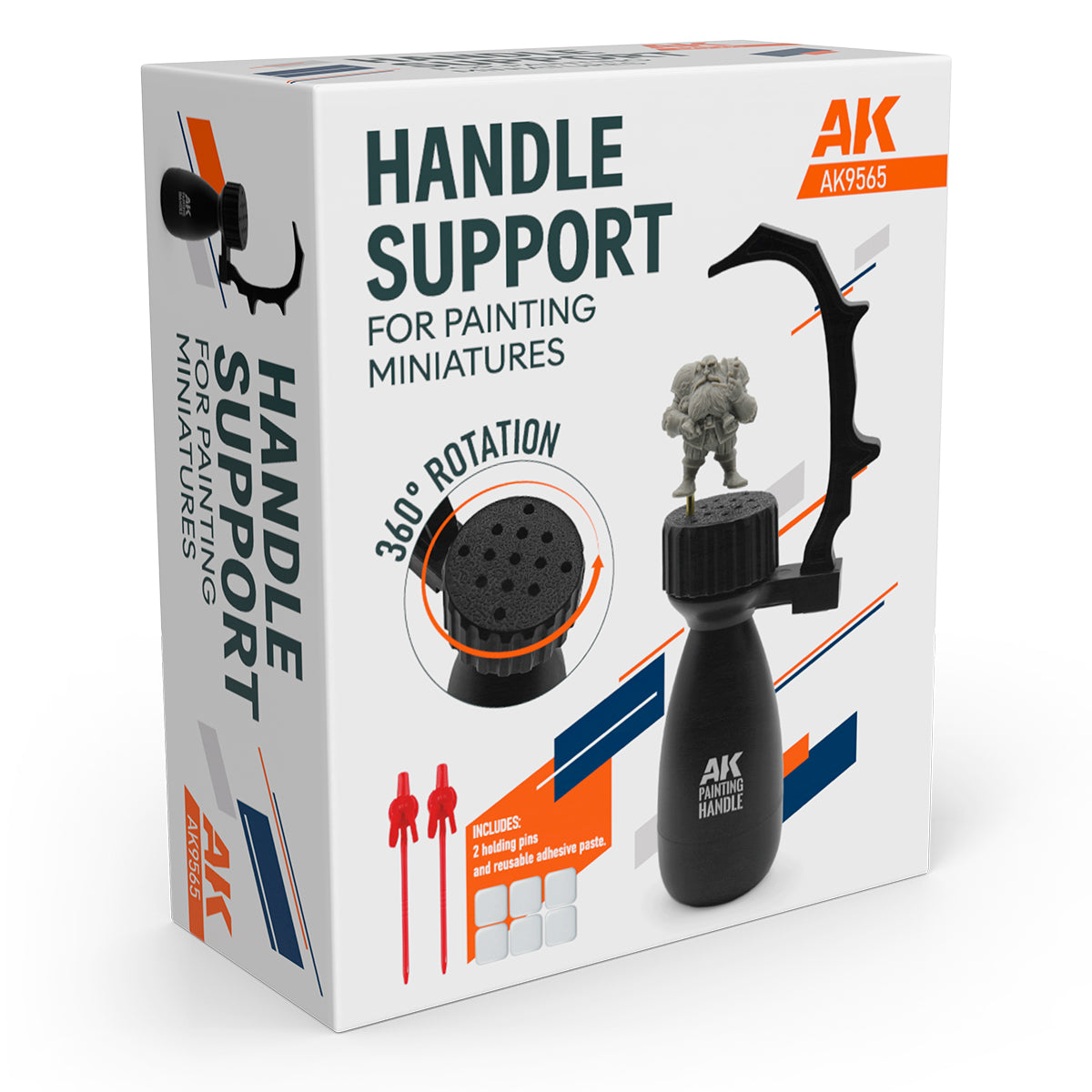 AK: Handle Support for Painting Miniatures