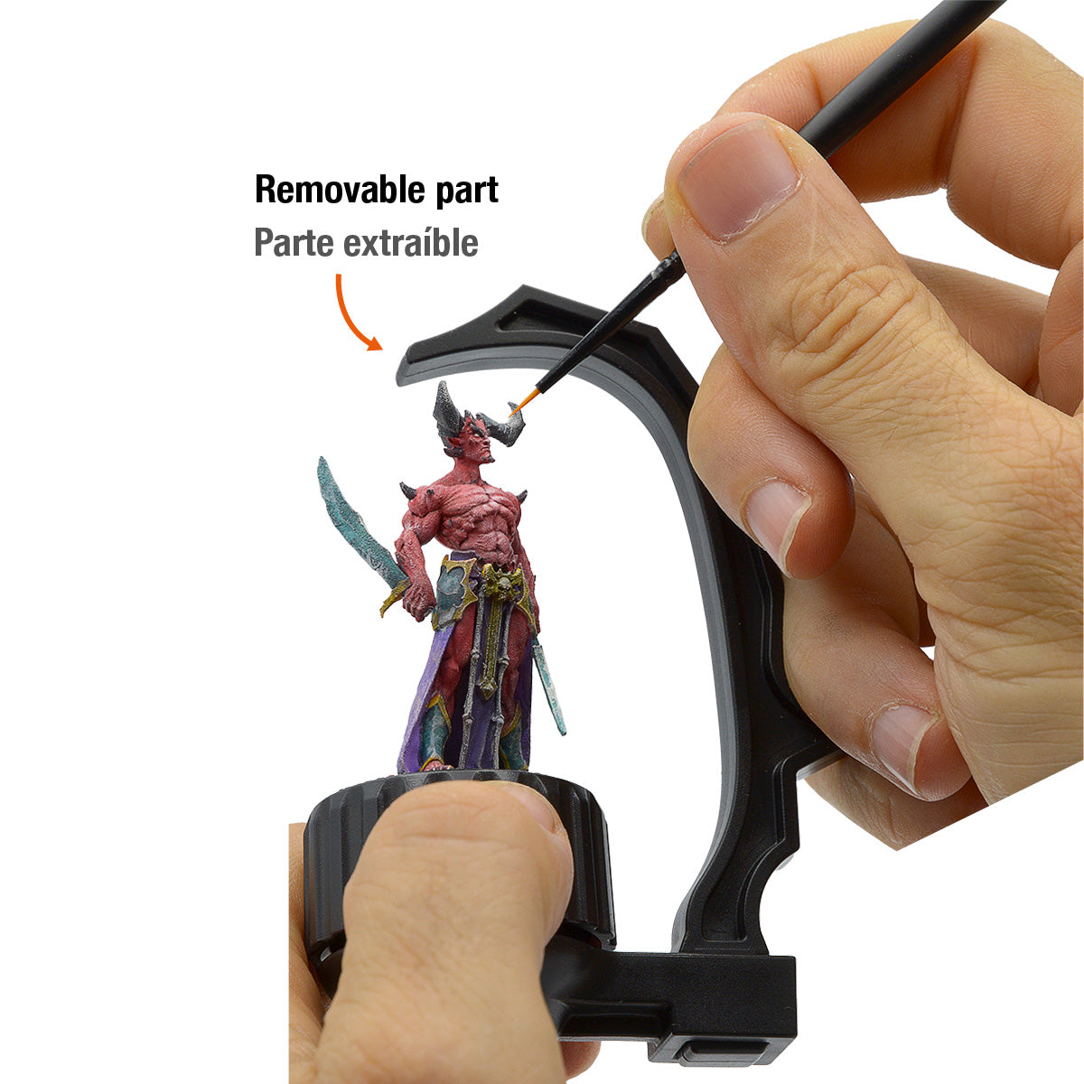 AK: Handle Support for Painting Miniatures