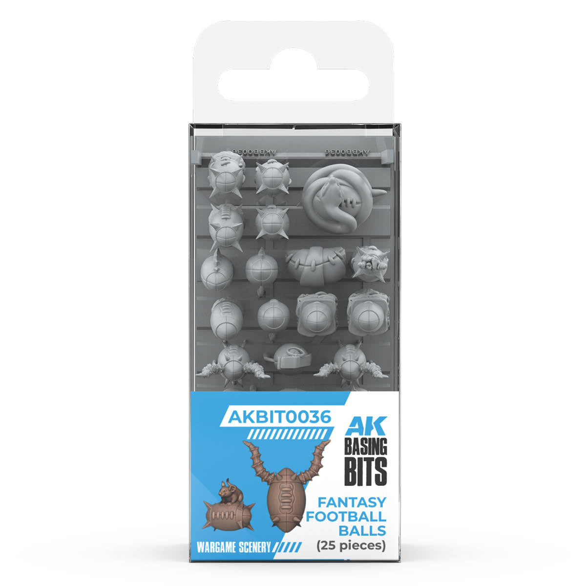 AK Basing Bits: Fantasy Football Balls (25 Pieces)