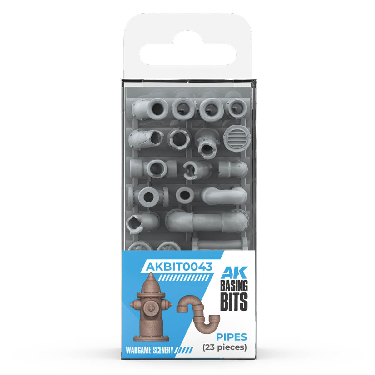 AK Basing Bits: Pipes (23 Pieces)
