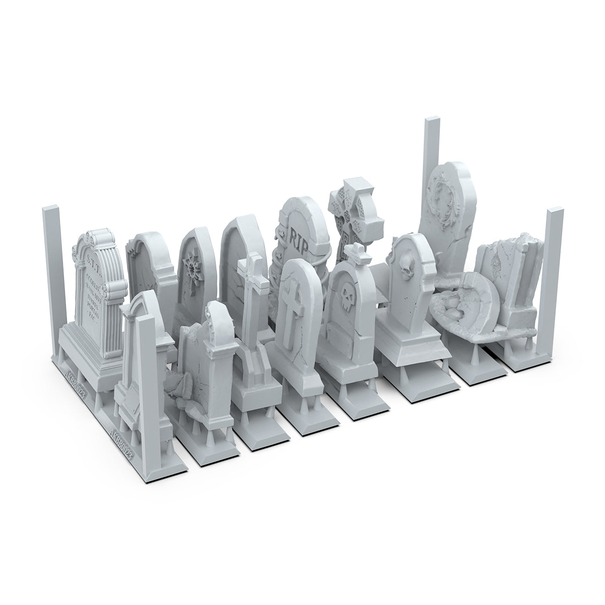 AK Basing Bits: Tombstones (14 Pieces)