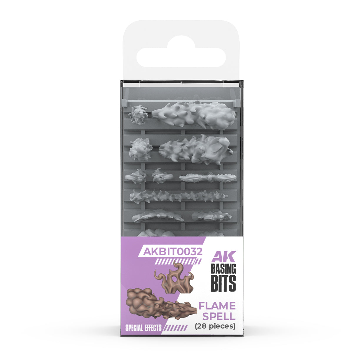 AK Basing Bits: Flame Spell (28 Pieces)