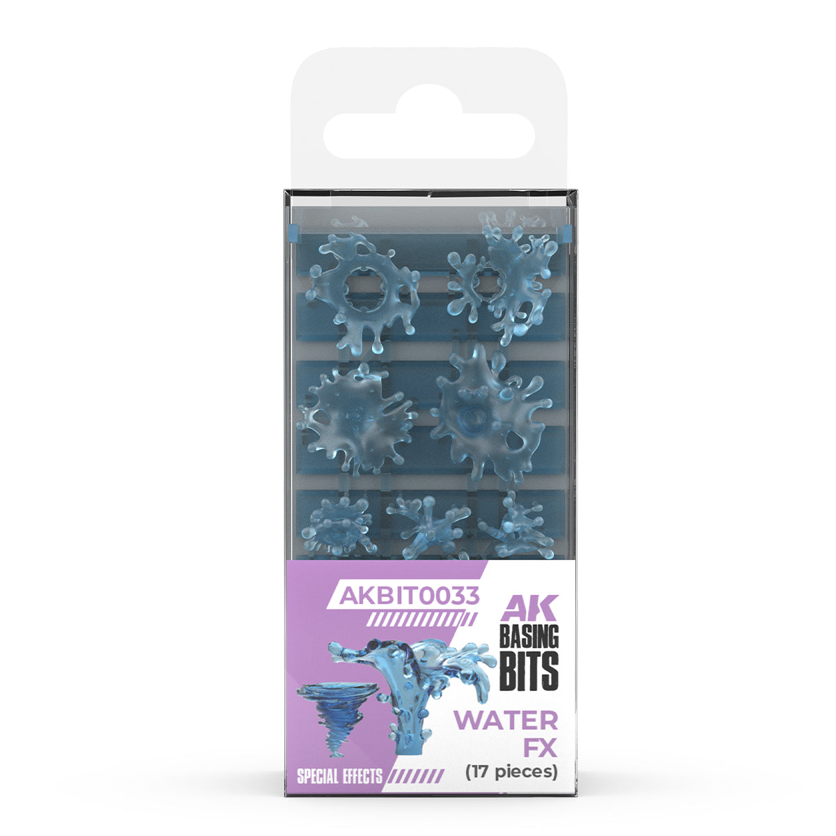 AK Basing Bits: Water FX (17 Pieces)