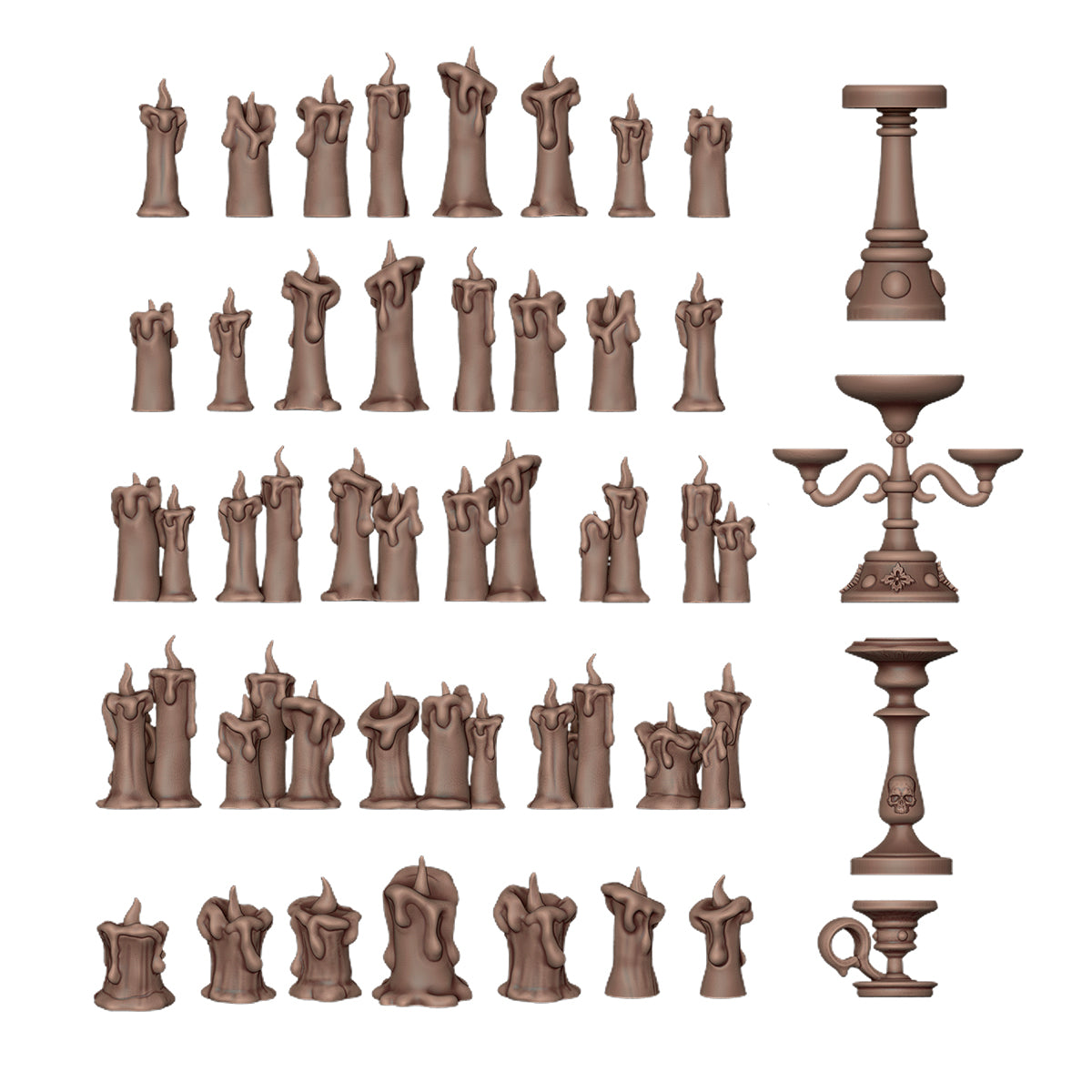 AK Basing Bits: Candles (73 Pieces)