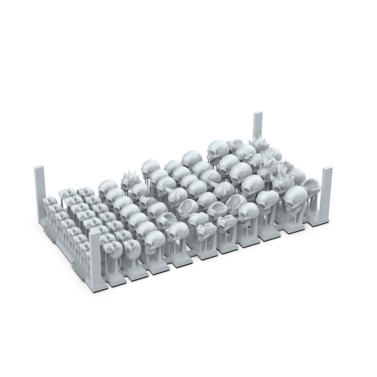 AK Basing Bits: Skulls (72 Pieces)
