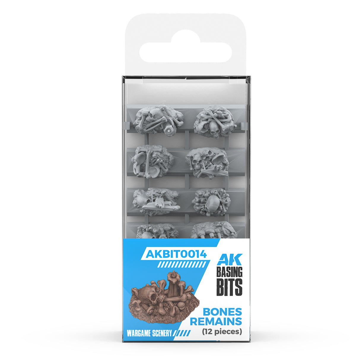 AK Basing Bits: Bones Remains (12 Pieces)
