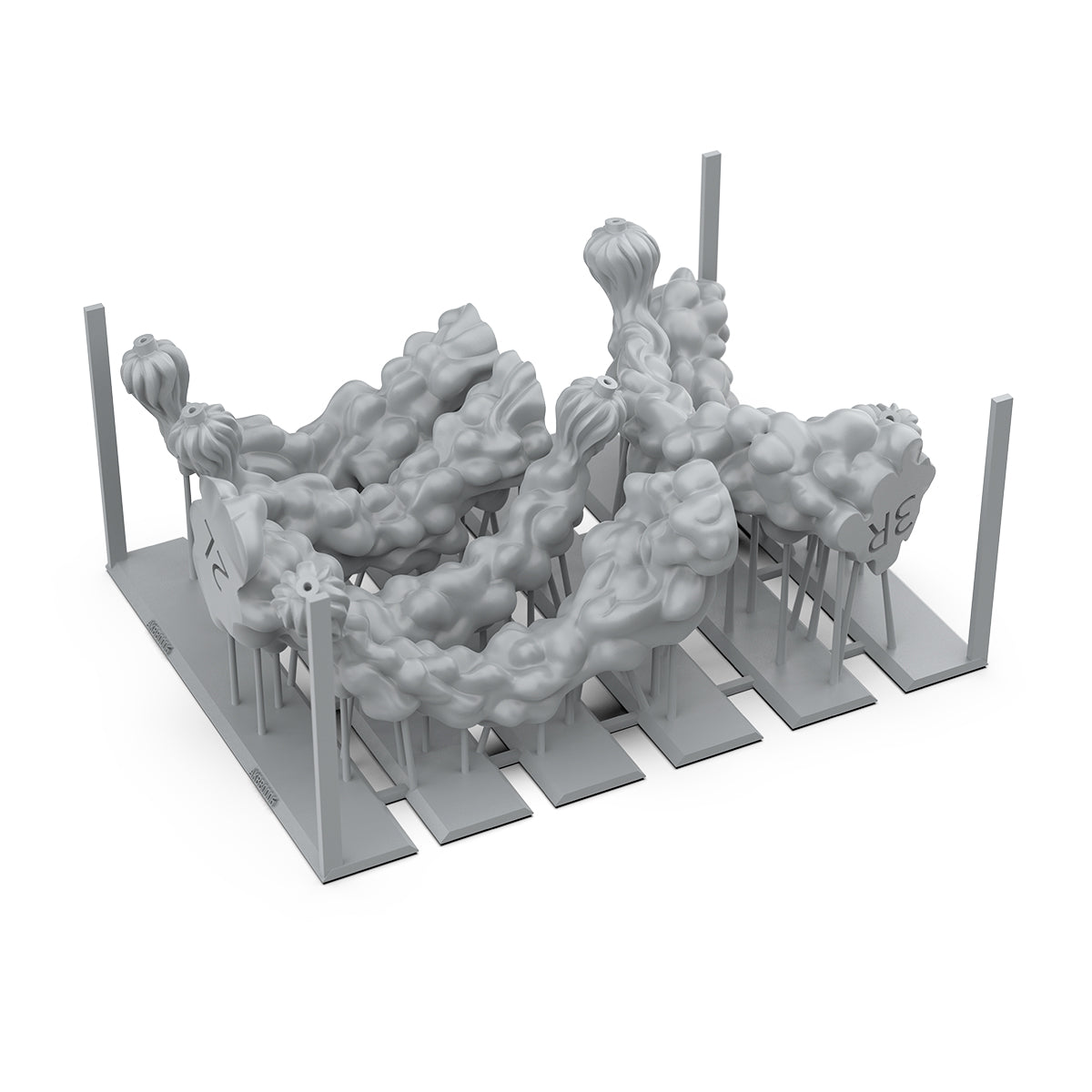 AK Basing Bits: Jump-Pack Trail FX (6 Pieces)