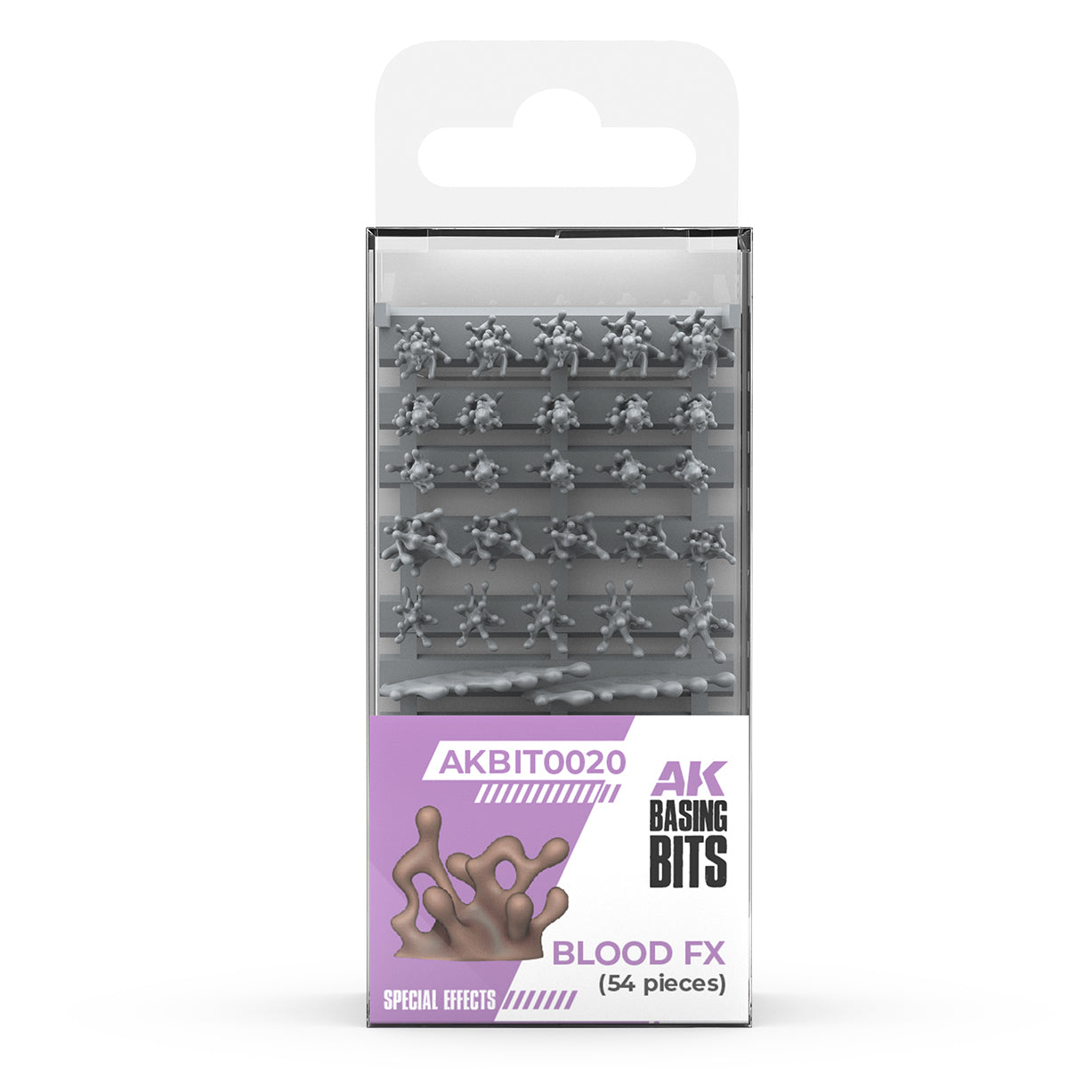 AK Basing Bits: Blood FX (54 Pieces)