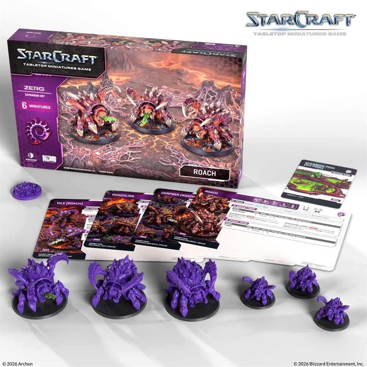 Starcraft: The Miniatures Game: Zerg: Roach Expansion Set [July 2026]