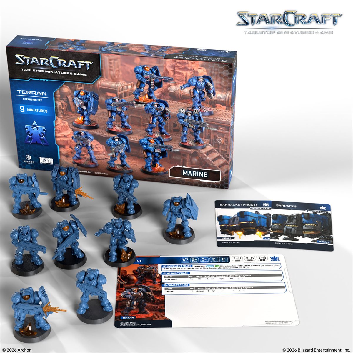 Starcraft: The Miniatures Game: Terran: Marine Expansion Set [July 2026]