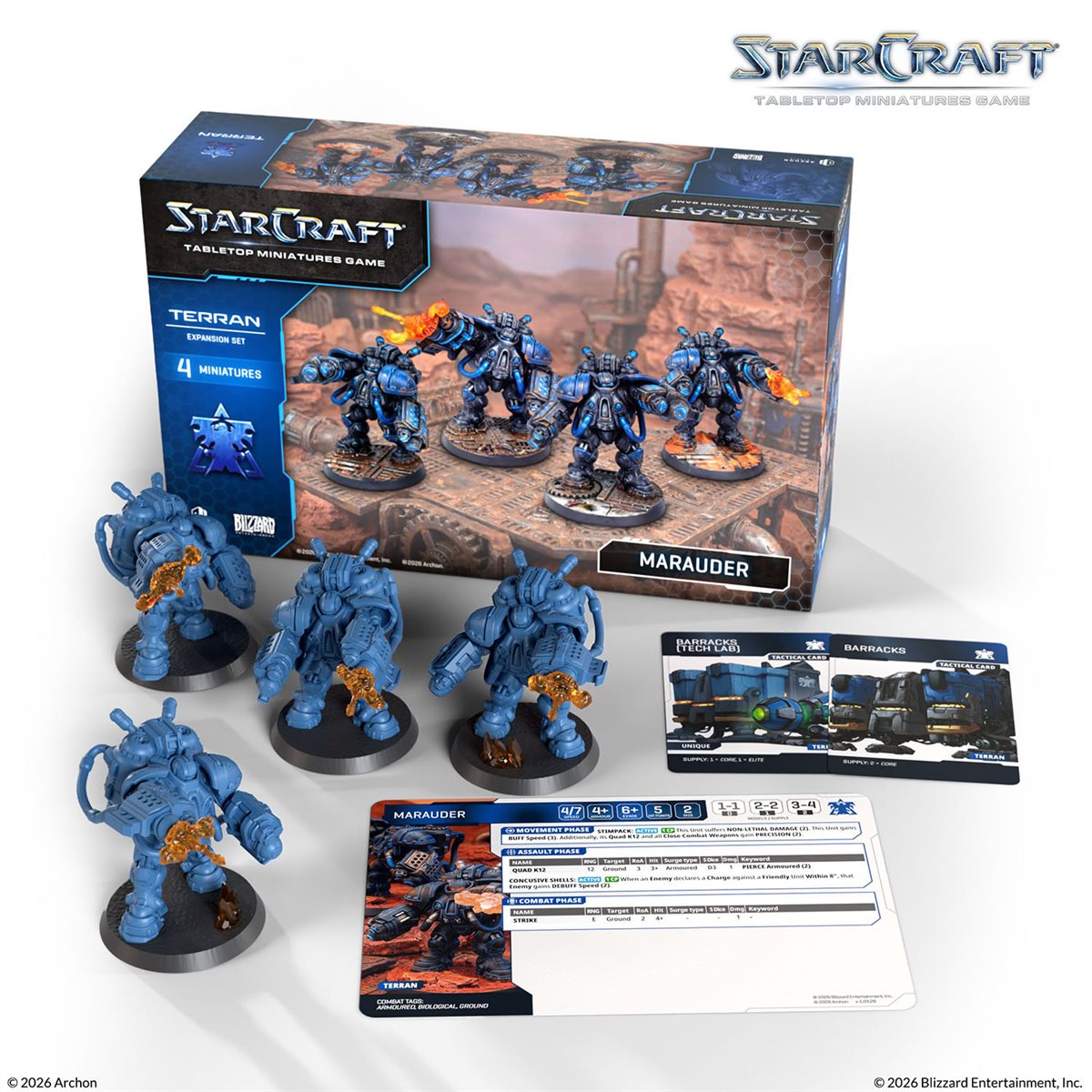 Starcraft: The Miniatures Game: Terran: Marauder Expansion Set [July 2026]