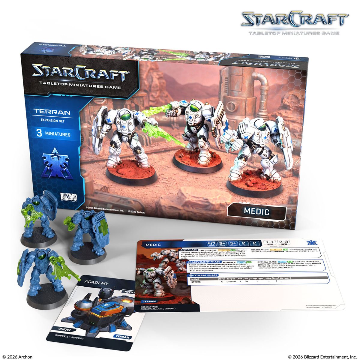 Starcraft: The Miniatures Game: Terran: Medic Expansion Set [July 2026]