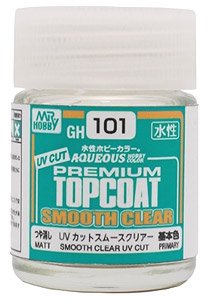 GH101: Premium Top Coat UV Cut Smooth Clear