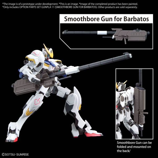 HG Option Parts Set Gunpla 11 (Barbatos Smoothbore Gun) [Q4 2024]