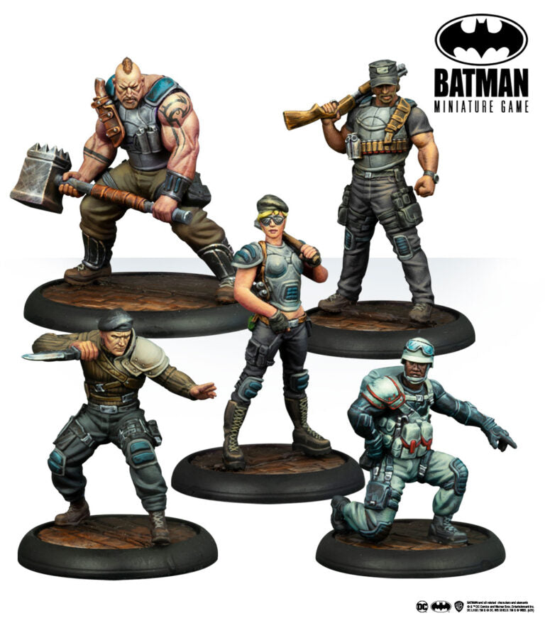 Batman Miniature Game: Soliders of Fortune Supression Squad