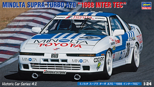 Hasegawa [HC42] 1:24 Minolta Supra Turbo A70 1988 Inter Tec