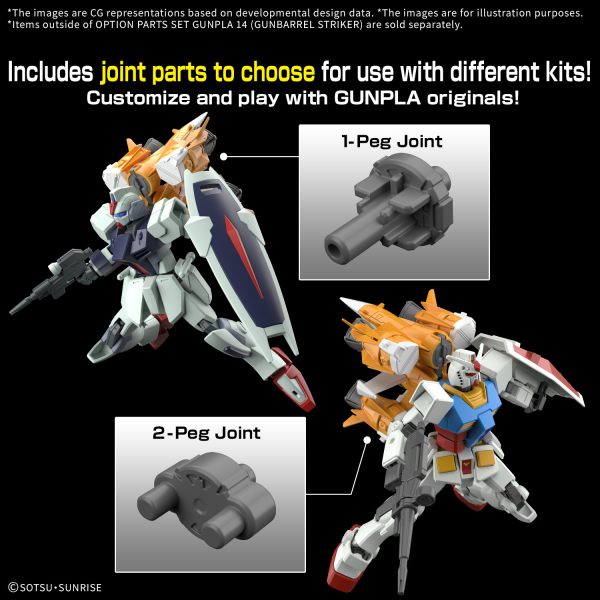 HG Option Parts Set Gunpla 14 (Gunbarrel Striker) [Q1 2025]