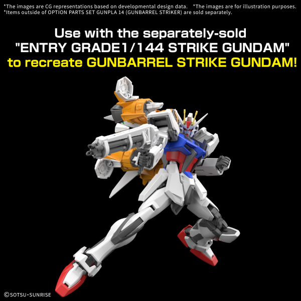 HG Option Parts Set Gunpla 14 (Gunbarrel Striker) [Q1 2025]