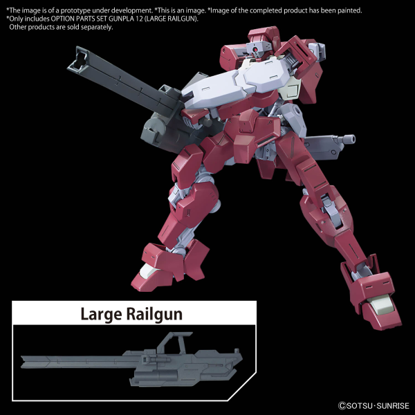 HG Option Parts Set Gunpla 12 (Large Railgun) [Q4 2024]