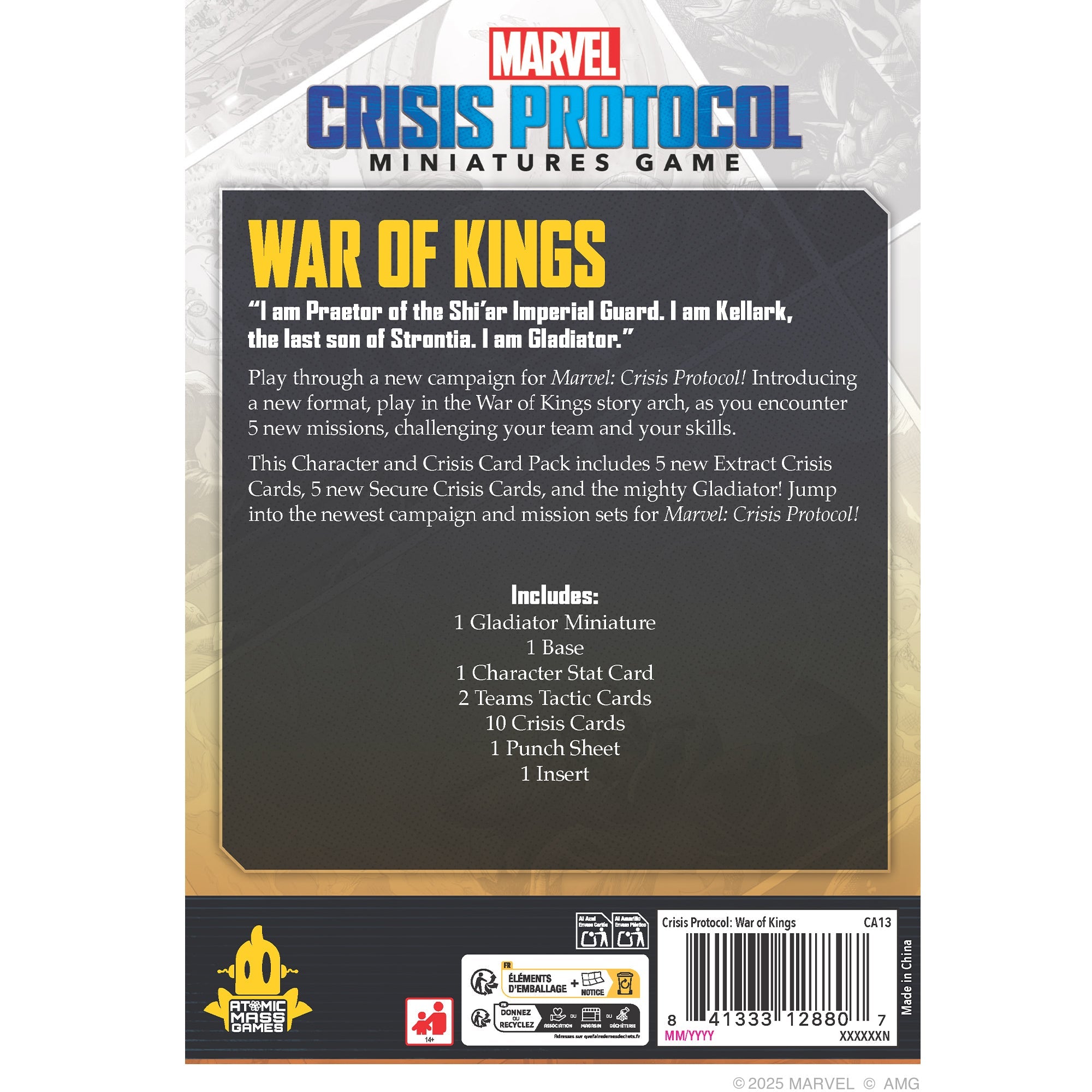 Marvel Crisis Protocol: War of Kings Character and Crisis Card Pack [March 2025]