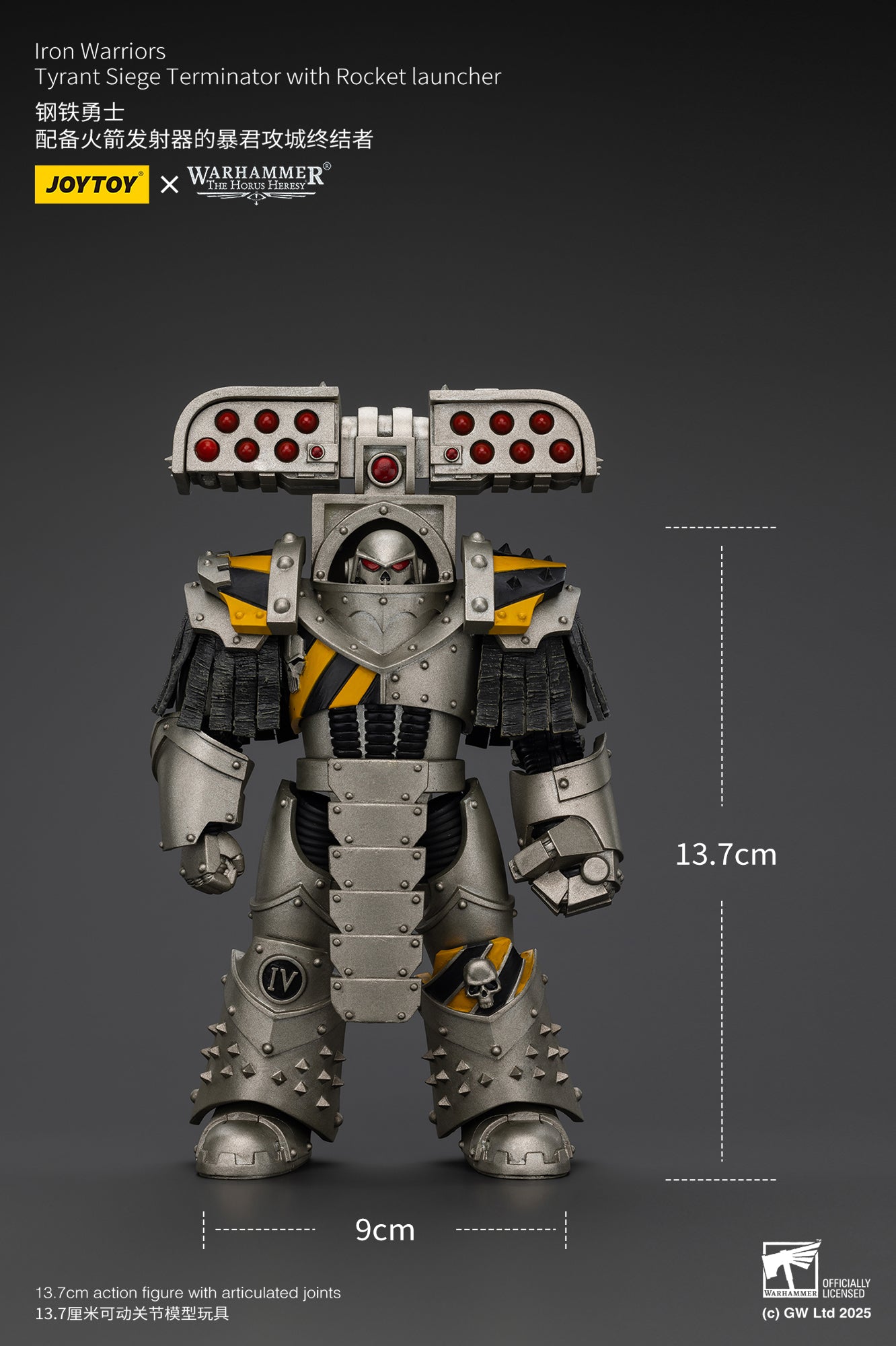 Joytoy: Iron Warriors Tyrant Siege Terminator with Rocket Launcher