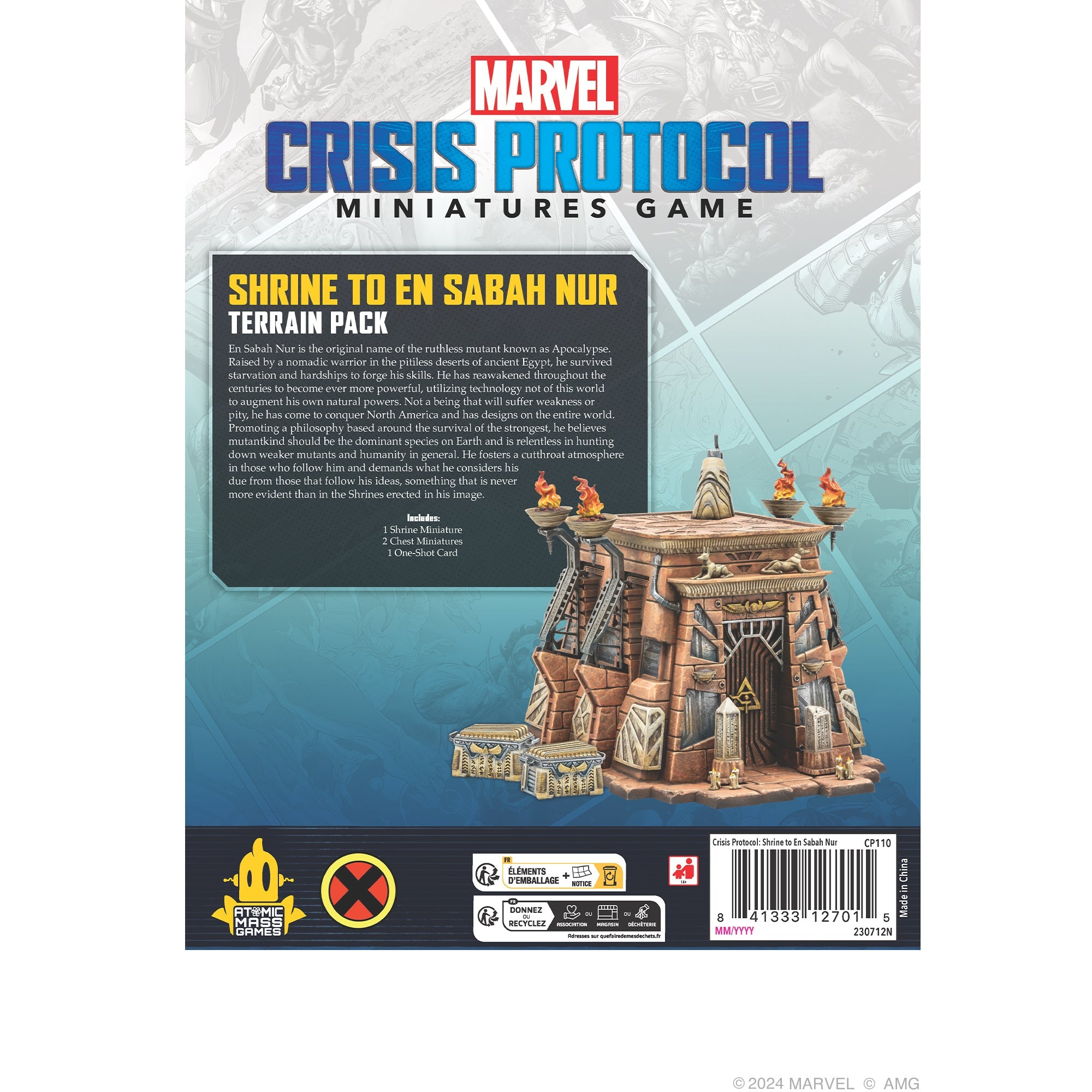 Marvel Crisis Protocol: Shrine to En Sabah Nur Terrain Pack