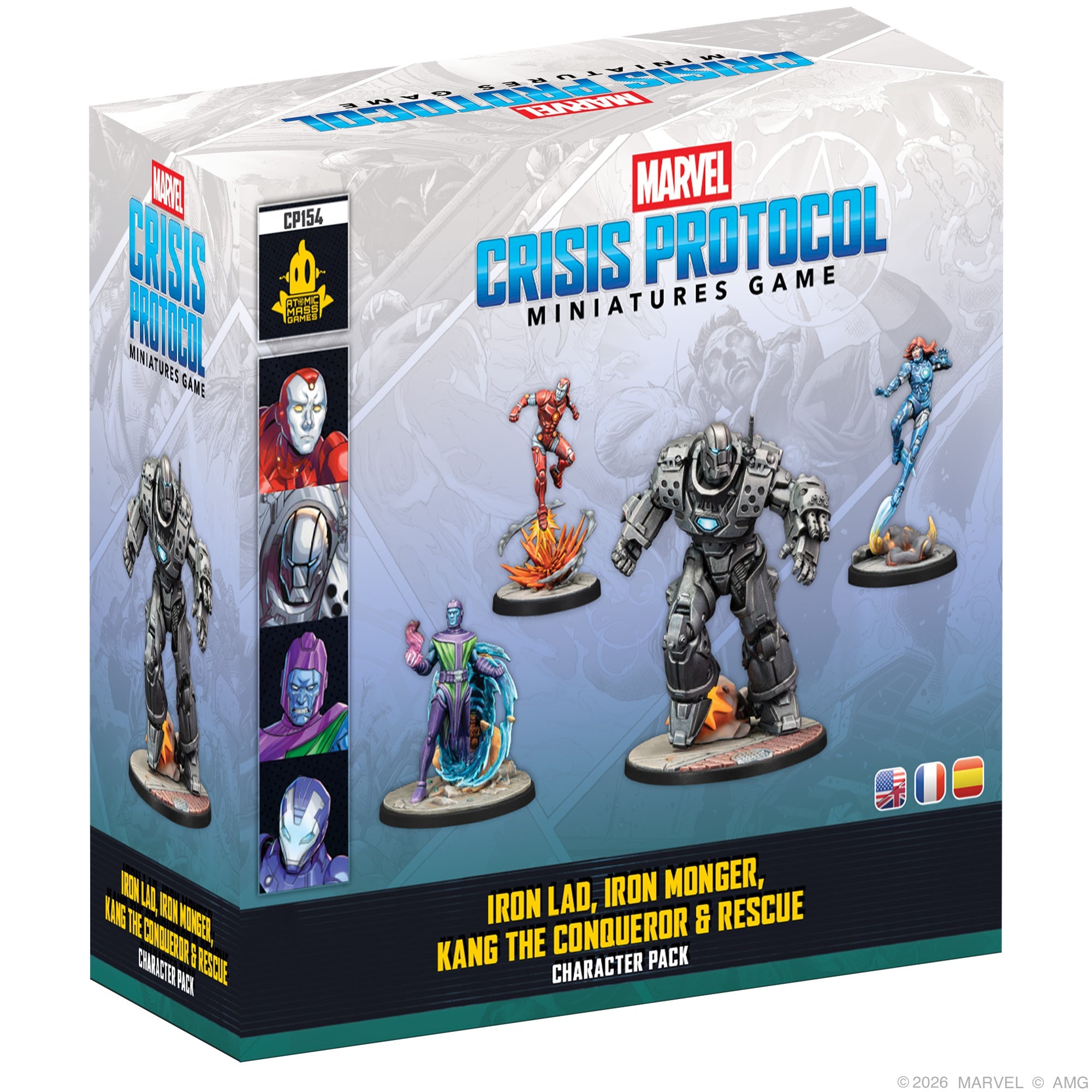 Marvel Crisis Protocol: Iron Lad, Iron Monger, Kang the Conqueror & Rescue